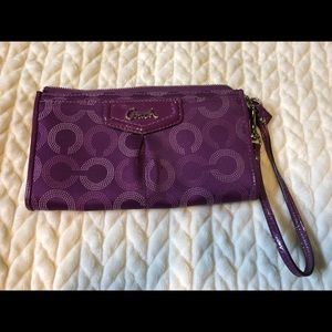 Vibrant Purple wallet/wristlet